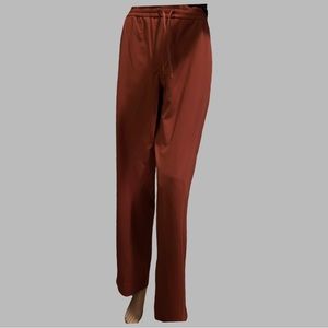LULULEMON Straight Leg Mid Rise Pant Luxtreme, size M, Dark Terracotta